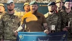 Морпіха з Волині Івана Луцюка нагородили за бойову роботу на Донеччині (фото)