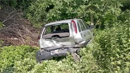 У Струмівці під Луцьком – ДТП: Opel злетів у кювет (фото)