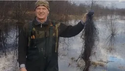 З водойми у Луцькому районі витягнули 820 метрів браконьєрських сіток (фото)