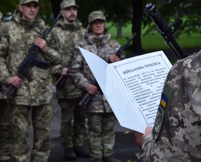На Волині майбутні прикордонники склали присягу українському народові