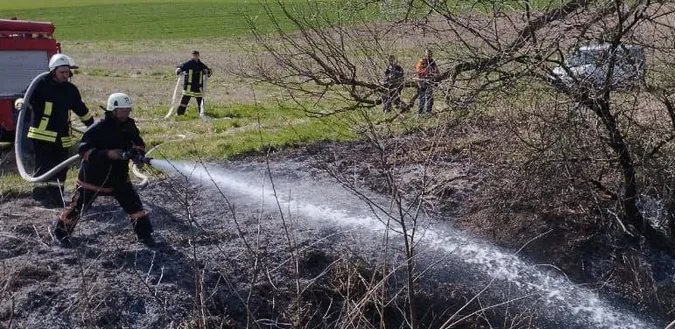 Понад 13 гектарів: у Луцьку і на Волині горіли чагарники й суха трава (фото)
