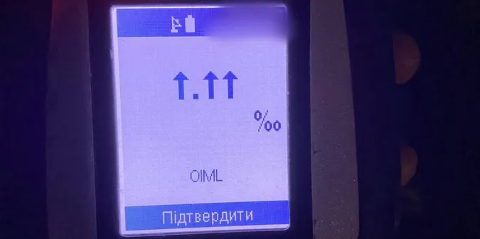 У великодню ніч п'яний як чіп лучанин «розсікав» містом на Daewoo