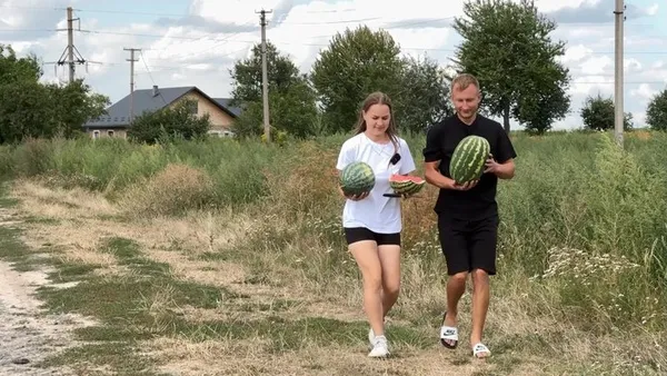 «Помідори файні, кавуни – суперові»: як подружжя з Волині вирощує 30 сотих баштанних (фото, відео)