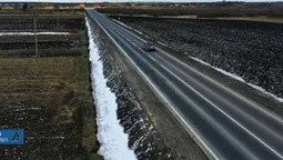 Відремонтовану трасу на Волині показали з висоти (фото)