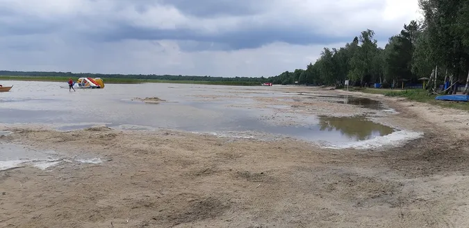 У Світязі знизився рівень води
