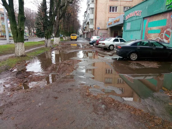 Лучани нарікають на «страшні» тротуари на проспекті Волі (фото)