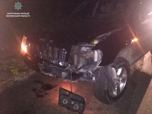 П'яний та зляканий: у Луцьку патрульні наздогнали винуватця аварії (фото)