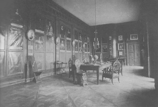 Інтер'єр Вишнівецького палацу, 1900-ті роки