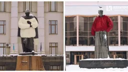 Луцький бренд одягнув Тараса Шевченка у пуховик (фото)