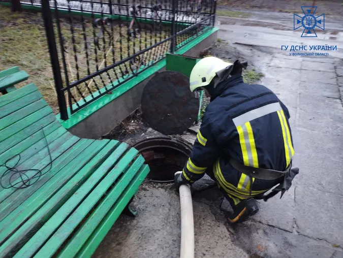 На Волині підтопило дитсадок, житлові будинки та присадибні ділянки (фото)