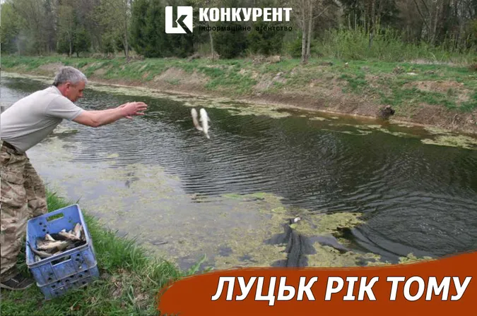 Луцьк рік тому: рибу – в канали, паркани – на смітник