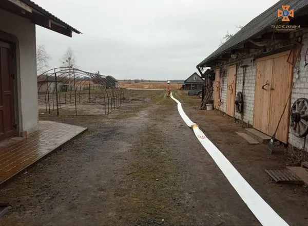 Камінь-Каширщину затопило: рятувальники відкачали майже 2 тисячі кубометрів води з присадибних ділянок