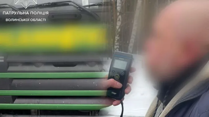 П'яні віражі: завдяки пильності волинян патрульні затримали водія вантажівки