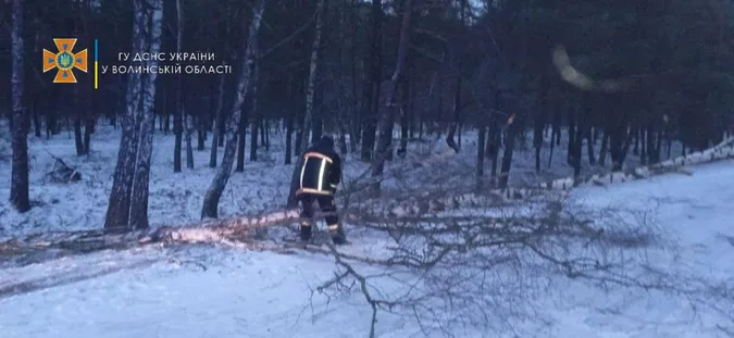 На Волині автобус з пасажирами і «швидка» з пацієнткою застрягли у снігових заметах (фото, відео)