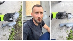 Лучани досі знаходять уламки «шахедів» біля своїх будинків (відео)