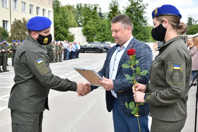 У Луцьку нацгвардійці відзначили річницю створення військової частини