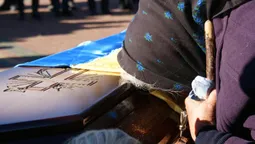 «Куди ж ти, сину, йдеш…»: Рожищенська громада провела в останню дорогу захисника Сергія Беня (фото)