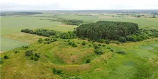Вали, рів і три в’їзди: на Волині збереглися сліди тисячолітнього городища-сховища (фото)