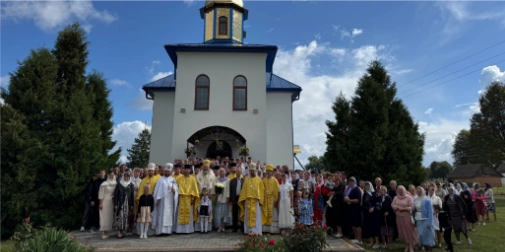 Освячення відбудованого після пожежі храму Різдва Пресвятої Богородиці на Волині
